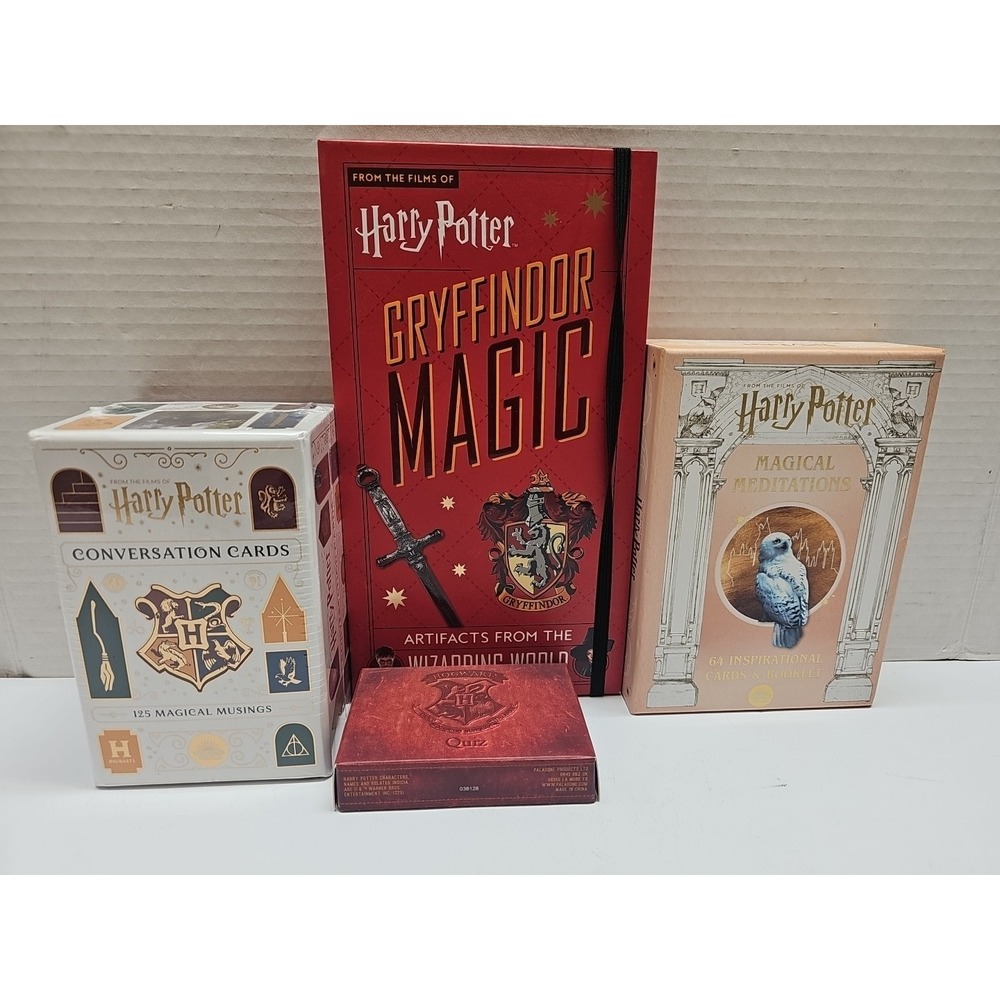 Warner Bros Harry Potter Conversation Cards & 3 Other Sets
